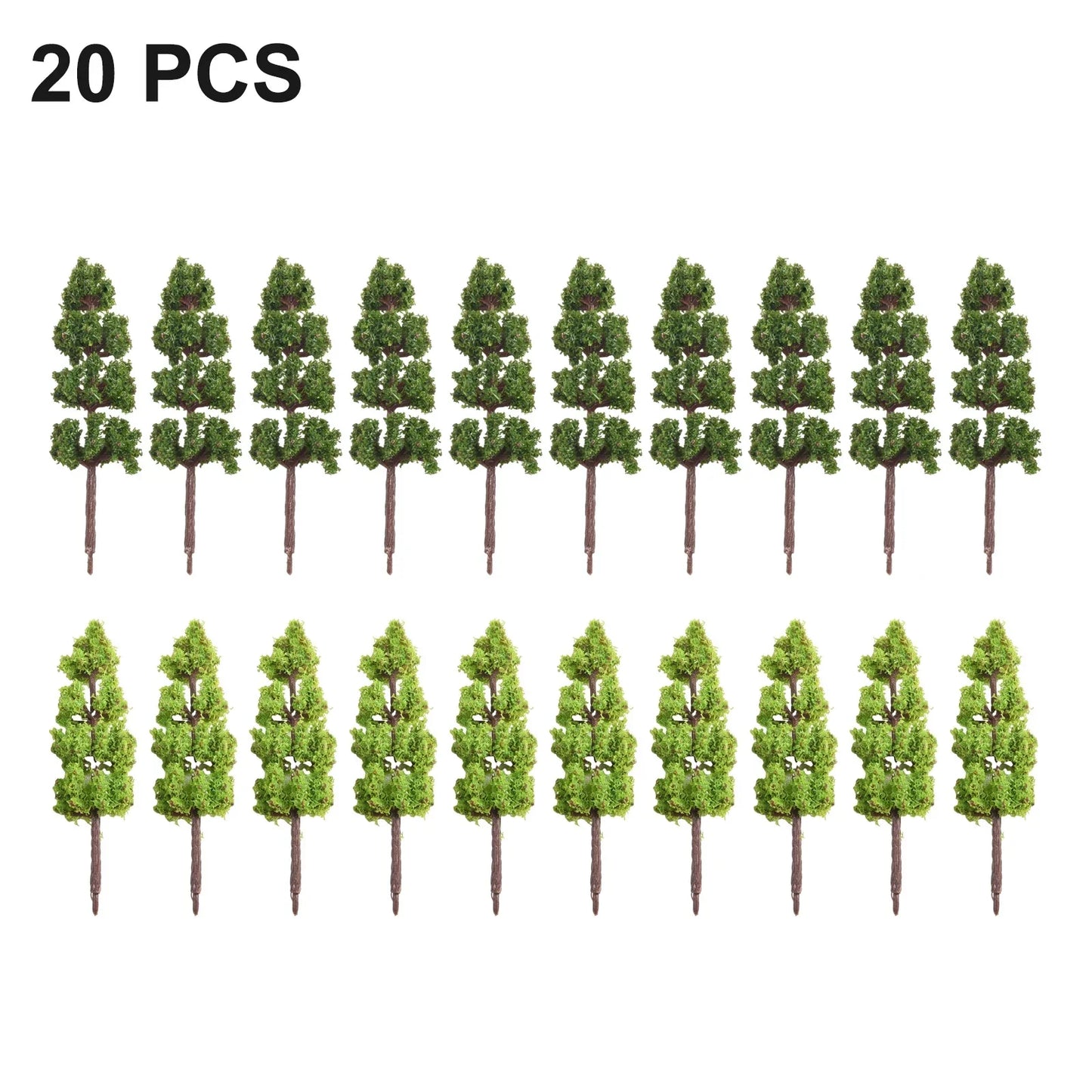 10/20/30pcs Fake Trees Artificial Miniature Tree Scenery Railroad Decoration Building Landscape Accessories DIY Diorama Garden Beauty World Shop