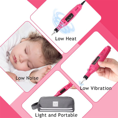 Nail Sander Set Electric Nail Drill Machine Grinding Equipment Milling Cutter For Manicure Pedicure Strong Polishing Tools