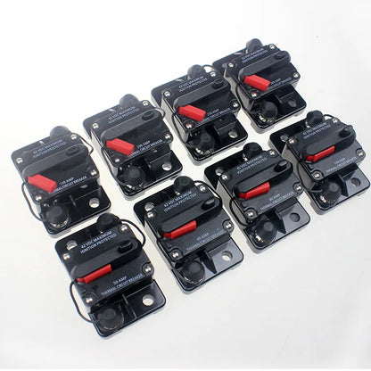 12-48VDC Circuit Breaker 50A 60A 80A 100A 150A 200A 250A 300A Car Truck Audio Resettable Fuse Circuit Breaker with Power Protect Beauty World Shop