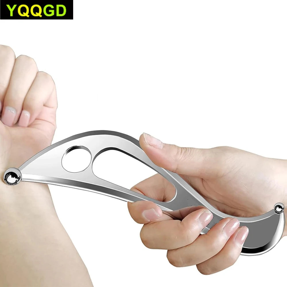 Stainless Steel Muscle Scraper Massage Tools Set,Gua Sha IASTM Tool for deep Tissue Scraping, myofascial Release Tool Beauty World Shop