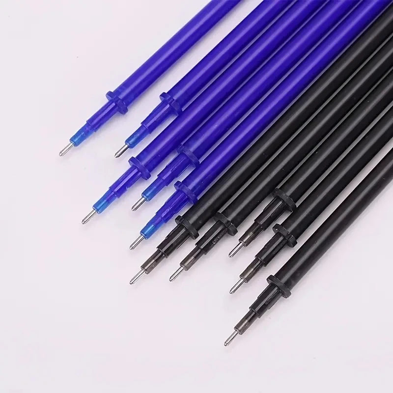 0.5mm Erasable Gel Pen Set 6 Colors Ink Writing Gel Pens Refills Rods Washable Handle for School Office Stationery Supplies Beauty World Shop