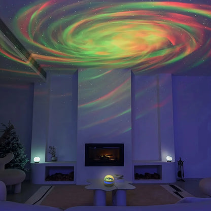 LED NightLights Galaxy Projector Remote Control 5V USB Rechargeable Starry Sky Lamp DMX Sound Active 7 Modes for Kids Room Decor Beauty World Shop
