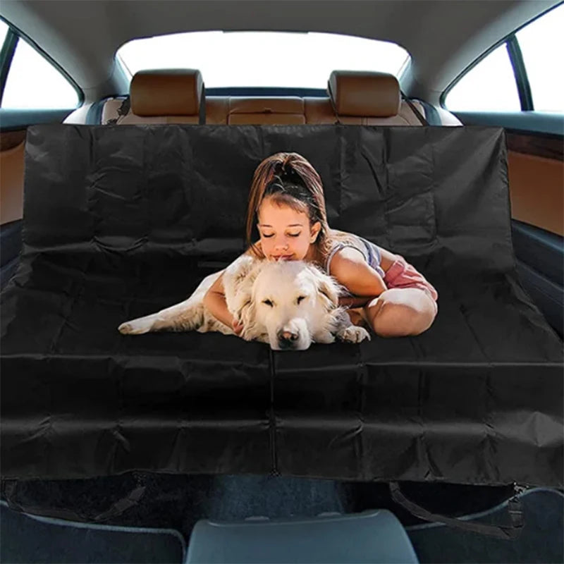 1pc/2pcs Waterproof 600D Oxford Cloth Dog Car Seat Cover Pet Travel Dog Carrier Car Trunk Mat SUV Cargo Liner For Dogs Beauty World Shop