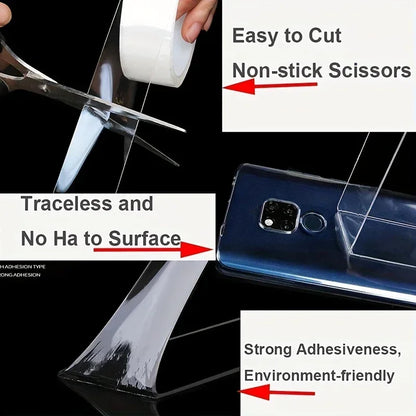 Ultra-strong Double Sided Adhesive Monster Tape Home Appliance Waterproof Wall Stickers Home Improvement Resistant Tapes Beauty Fashion