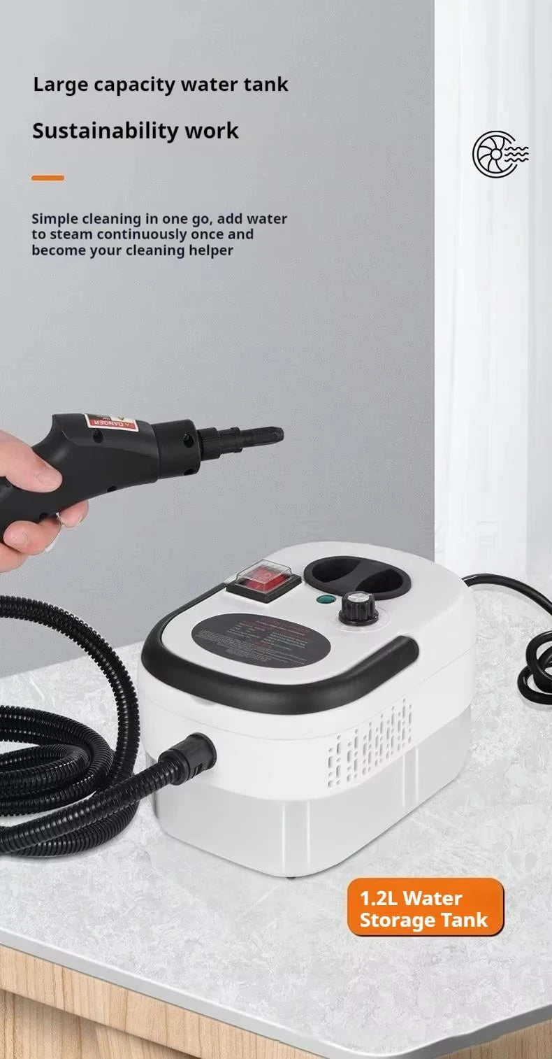 Steam Cleaner High Temperature Sterilization Air Conditioning Kitchen Hood Home /Car Steaming Cleaner 220V EU Plug Beauty World Shop