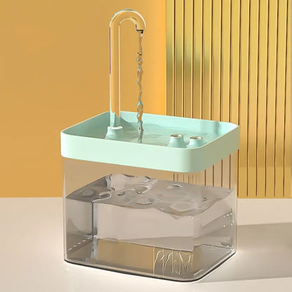 Cat Water Fountain Auto Filter Transparent Cat Drinker USB Electric Mute Recirculate Filtering Drinker for Cats Water Dispenser Beauty World Shop