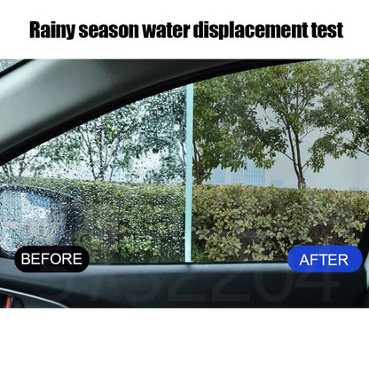 Car Glass Anti-rain Water Spray Repellent Nano Coating Hydrophobic Waterproof Agent Oil Film Removing  Auto Glass Film Agent Beauty World Shop