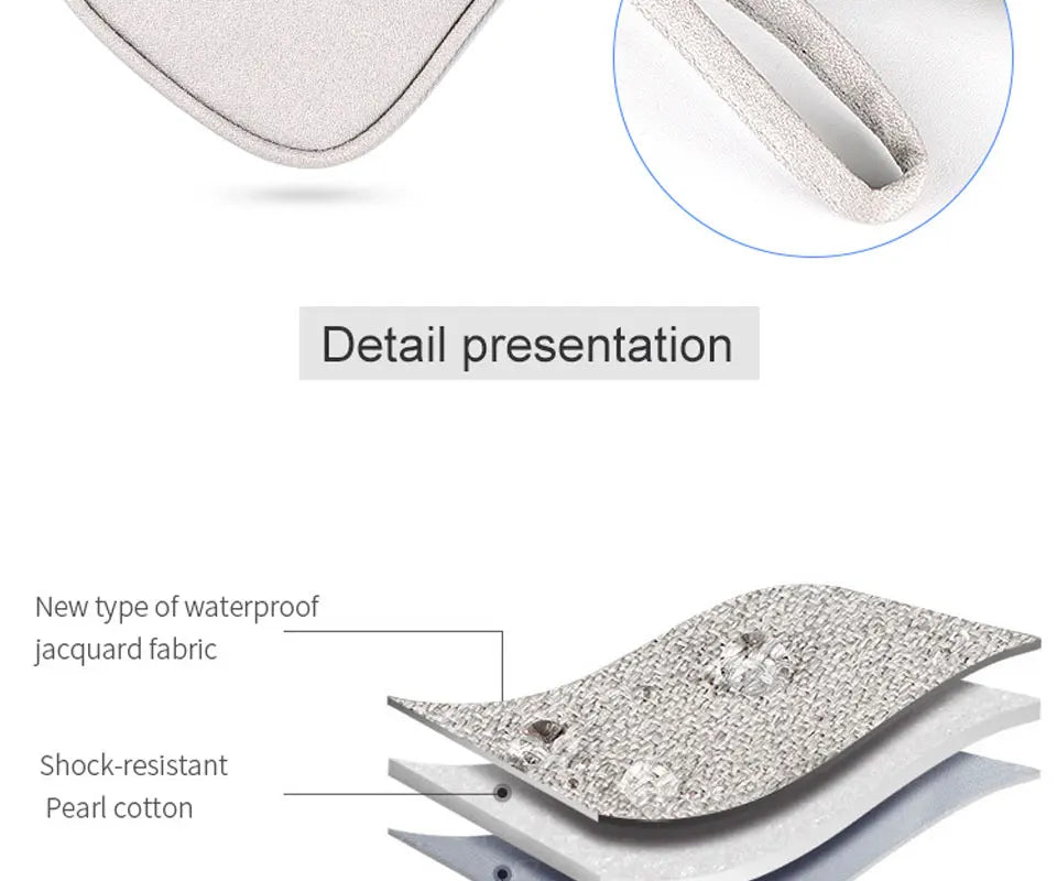 Data Cable Storage Bag Waterproof Portable Carry Case  Storage Bag Travel Organizer Bag for Cable Cord USB Charger Beauty World Shop
