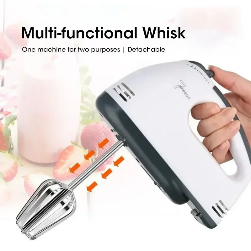 Handheld Electric Egg Beater Multifunctional Kitchen Mixer for White Cream Dough Automatic Home Cooking Egg White Beater Beauty World Shop