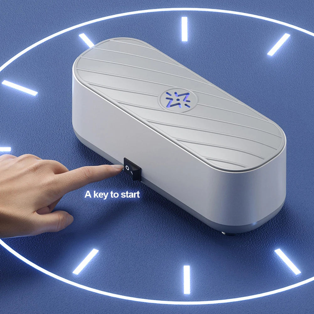 Ultrasonic Cleaning Machine USB Rechargeable Mode or Battery Mode High Frequency Vibration Wash Cleaner Jewelry Glasses  Cleaner Beauty World Shop