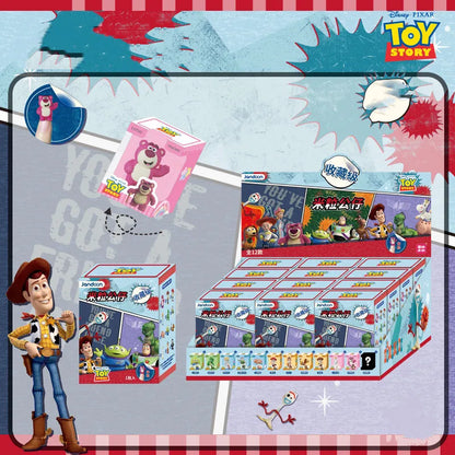 JANDOOM Disney Toy Story Stitch Mickey Mouse Winnie Zootopia Doraemon Action Figure Rice Grains Doll Model Blind Box Toys Gifts Beauty World Shop