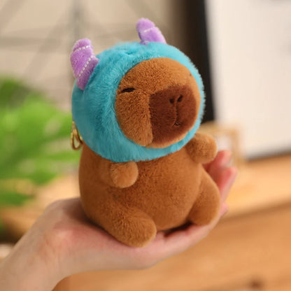 Capybara Plush Toy Pendant Keychain Capibara Cosplay Pokemon Pikachu Disney Stitch Sanrio Kuromi Plushies Stuffed Bag Decor Gift Beauty World Shop