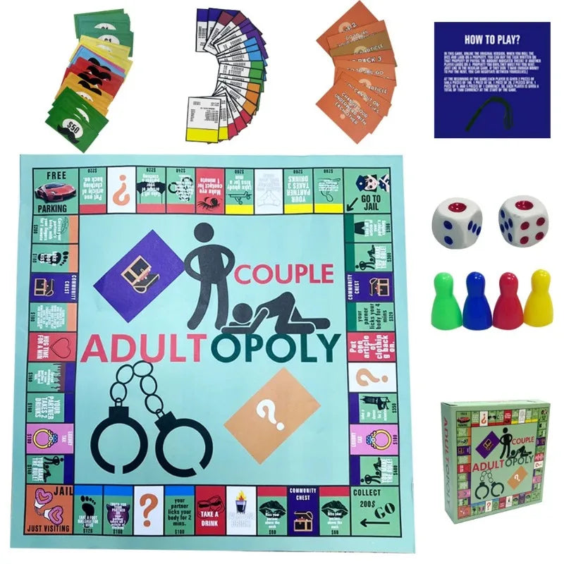 2025 New Adult Couple Game Night  Games Couple Board Funny Interactive 2 Player Board Game Beauty World Shop