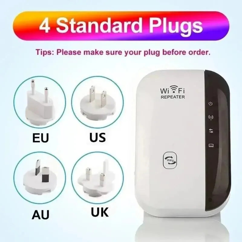 Wireless Signal Booster Wifi Extender Small Steamed Bun Network Repeater Ap Broadband Home Router Signal Amplification Extension Beauty World Shop