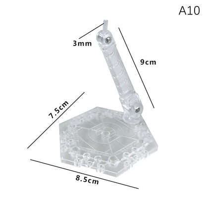 Innovative And Practical Handmade Doll DIY Holder Action Figure Model Base Display Stand Black Bracket For 1/144 HG RG Beauty World Shop