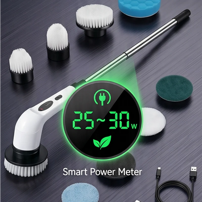 Household CordLess Electric Cleaning Brush Kitchen Gadgets Hair Brushes Bathroom Broom Toilet Mops Multifunctional Spin Scrubber Beauty World Shop