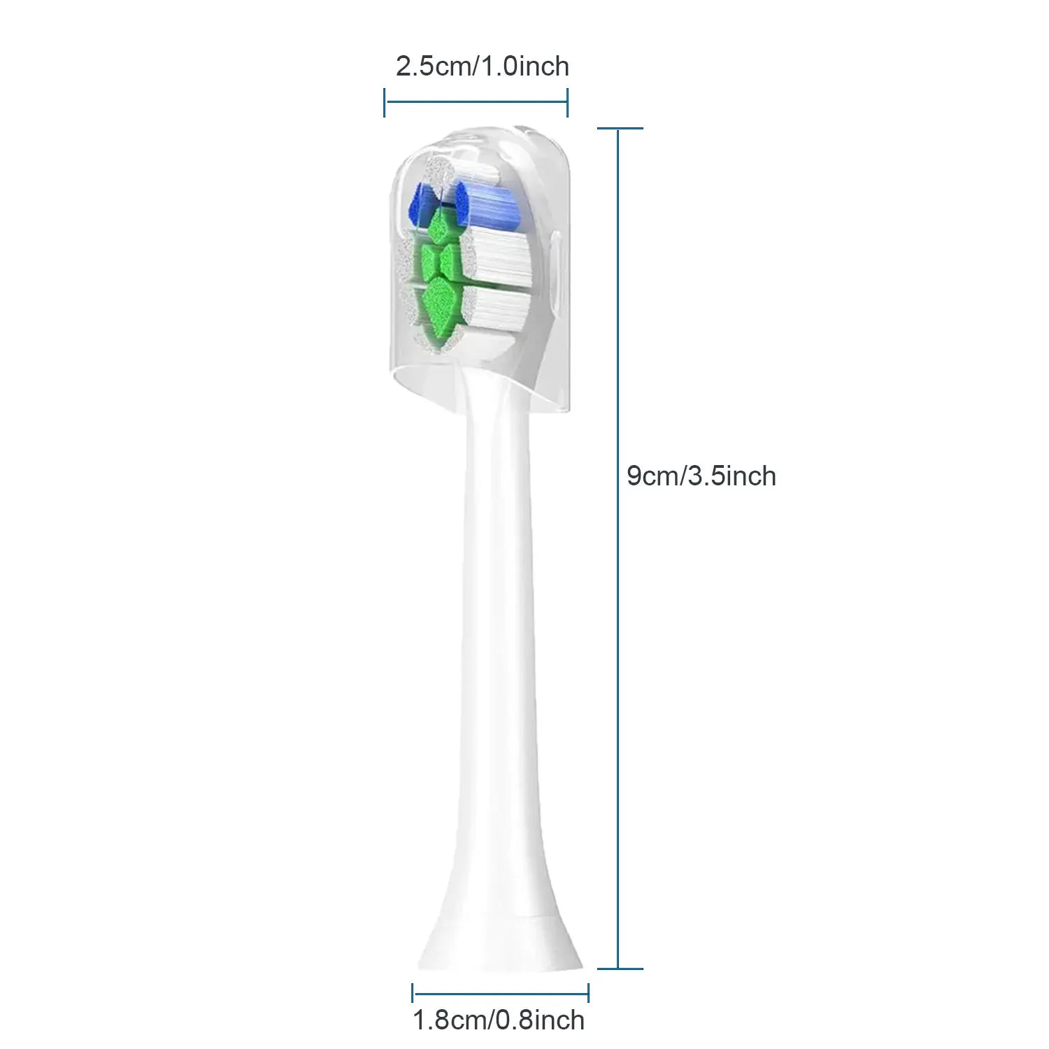 4/8/12/16 Pcs Replacement Toothbrush Heads Compatible with Philips Sonicare Electric Toothbrush Refills for 1100 2100 4100 5100 Beauty World Shop