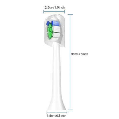 4/8/12/16 Pcs Replacement Toothbrush Heads Compatible with Philips Sonicare Electric Toothbrush Refills for 1100 2100 4100 5100 Beauty World Shop