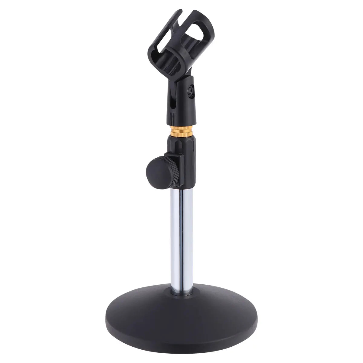 Portable Mic Stand Professional Pedestal Feet Adjustable Desk Holder Bracket Speech Live Fixing Frame Microphone Bracket Beauty World Shop