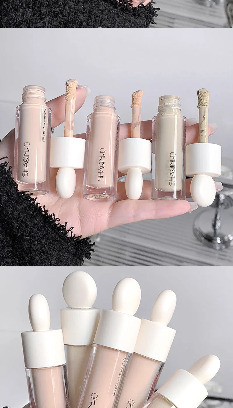 SHAQINUO Flawless Hydrating Concealer - Brightens Dark Circles & Smooths Tear Troughs | Long-lasting Formula, Non-cakey Finish Beauty Trend Shop