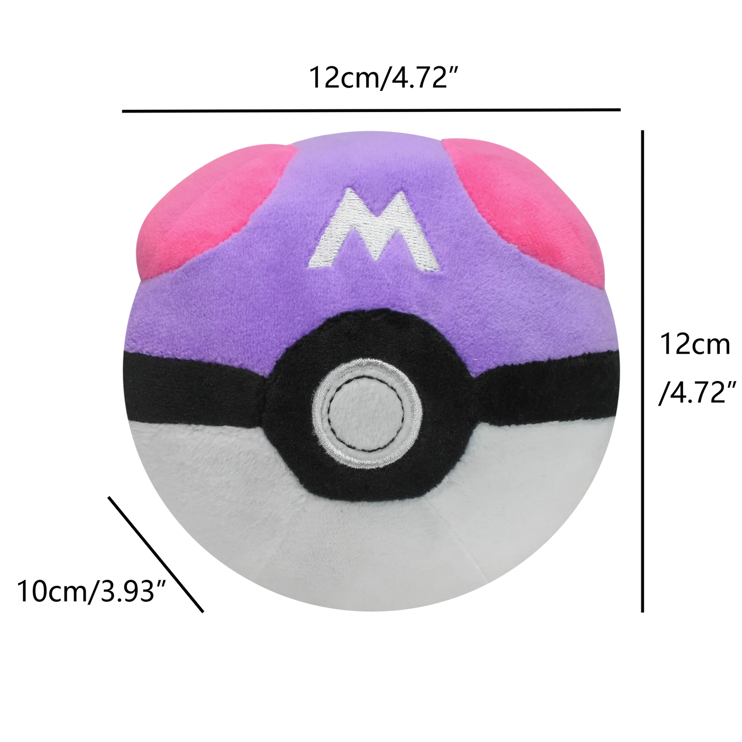 Master Ball Great Ball Ultra Ball Poké Ball Plush Toys Soft Stuffed Animals Cartoon Backpack Pendant Decoration Toy Birthday Beauty World Shop