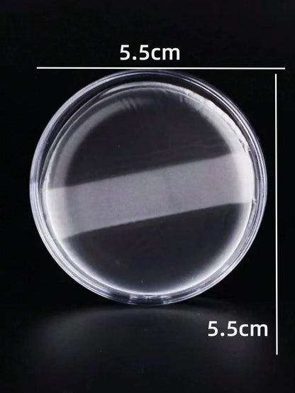 1/2Pcs Silicone Makeup Sponge, Water-Based Crystal Jelly BB Cushion Puff, Transparent Makeup Foundation Sponge, Non-Absorbing Beauty World Shop