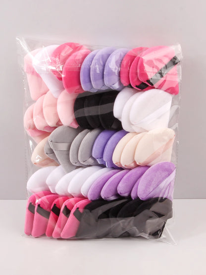 2Pcs/100Pcs  Triangle Powder Puff For Loose Powder Liquid Cosmetic Soft Plush Powder Puff Makeup Foundation Puff Makeup Tool Beauty World Shop