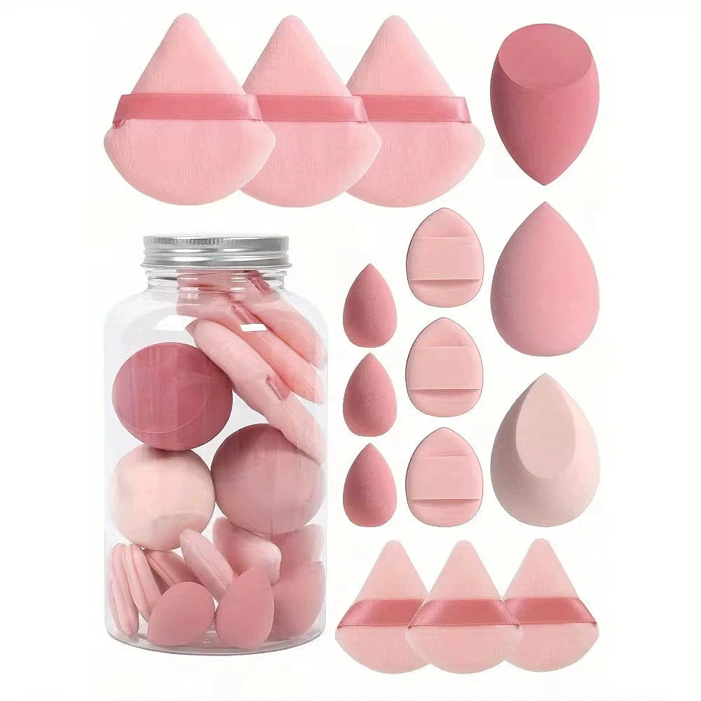 12/15Pcs Makeup Sponge Cosmetic Puff Foundation Sponges Blender Beauty Egg Powder Puffs Women Make Up Accessories Makeup Tools Beauty World Shop
