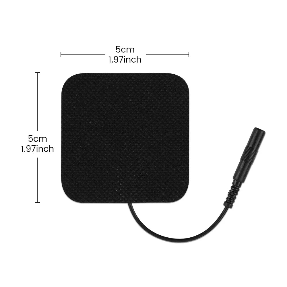 4x4cm 5x5cm Self Adhesive Electrodes Pads EMS Tens Massager Patch Nerve Muscle Stimulator Physiotherapy Therapy Body Massager Beauty World Shop