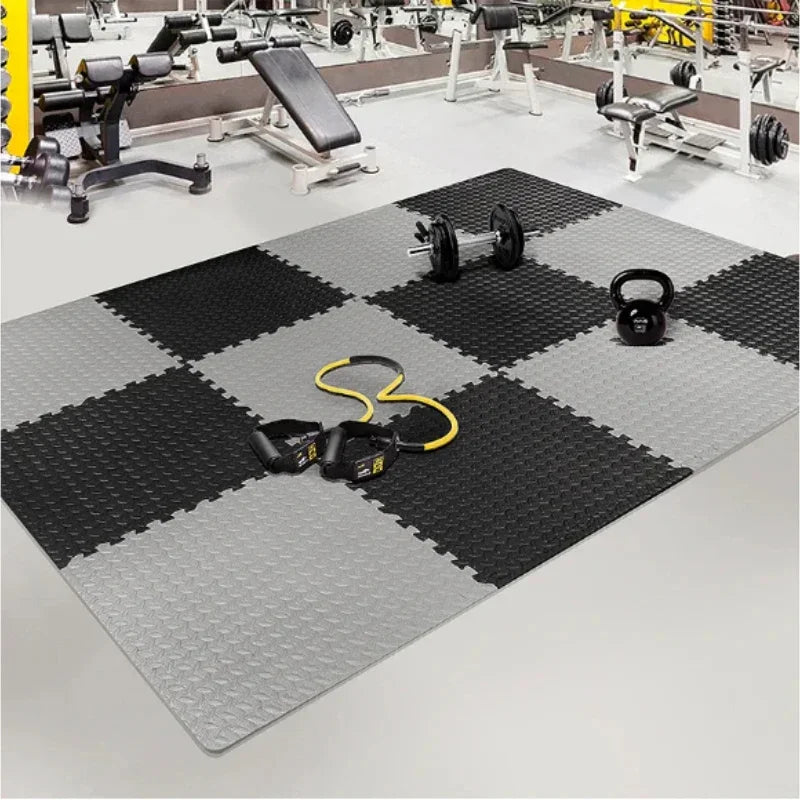 8/16 Pcs Foam Fitness Non Slip Yoga Mat Fitness Floor Tile Protection Pad Fitness Equipment Mat Suitable for Indoor Fitness Beauty World Shop