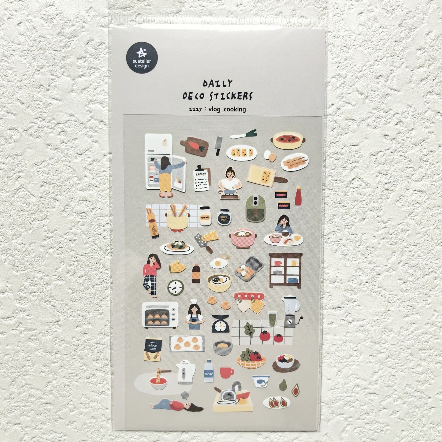Korean Import Suatelier Travel Home Life Study Friend Stickers Scrapbooking Diy Journaling Diary Stationery Sticker School Gift Beauty World Shop
