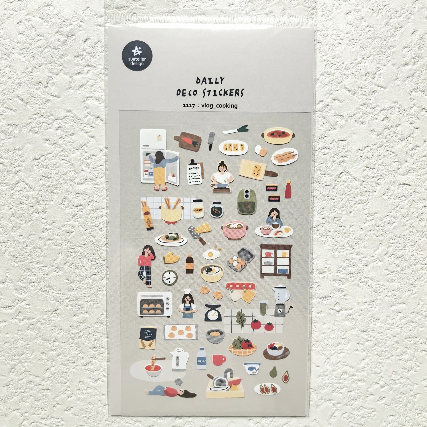 Korean Import Suatelier Travel Home Life Study Friend Stickers Scrapbooking Diy Journaling Diary Stationery Sticker School Gift Beauty World Shop