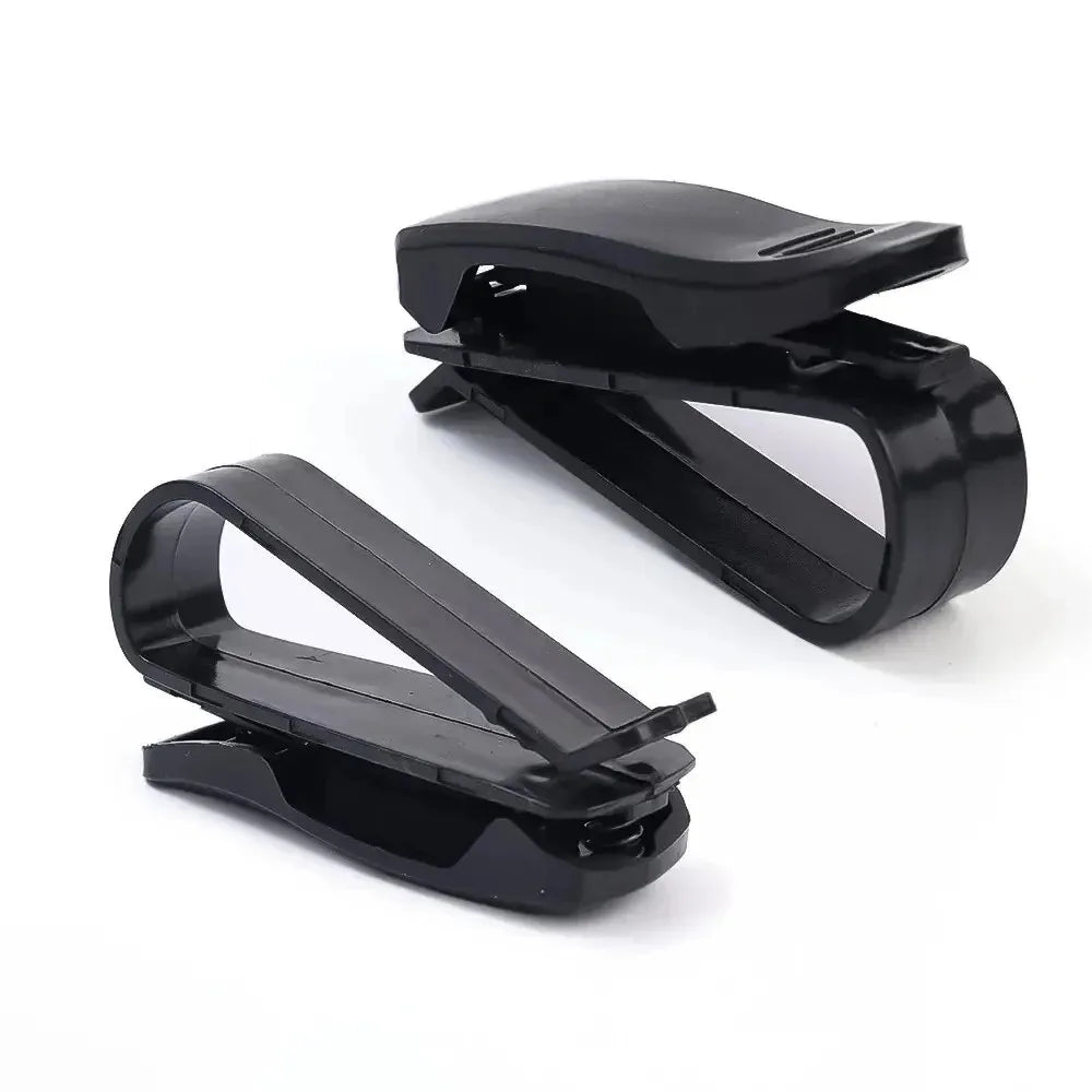 2PCS Universal Car Auto Sun Visor Glasses Box Sunglasses Clip Card Ticket Holder Fastener Pen Case Eyeglasses Clips Accessories Beauty World Shop