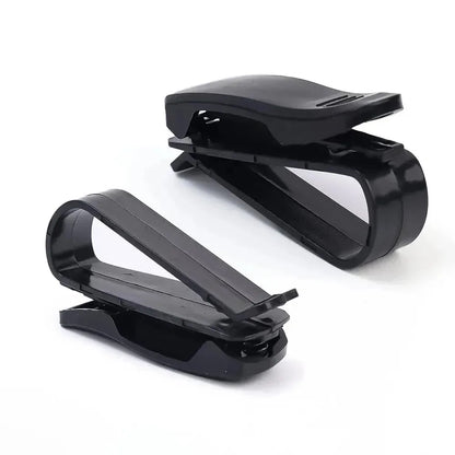 2PCS Universal Car Auto Sun Visor Glasses Box Sunglasses Clip Card Ticket Holder Fastener Pen Case Eyeglasses Clips Accessories Beauty World Shop