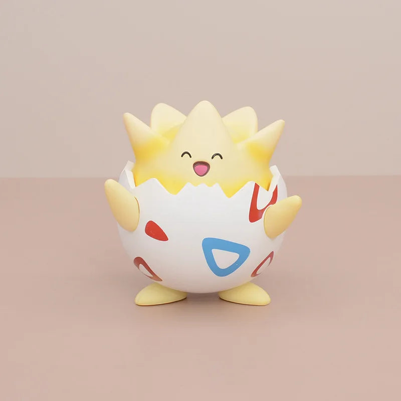 Kawaii Pokemon Happy Togepi Anime Figure Car Desktop Ornament Cute Model Doll Boys And Girls Toys Surprise Gift Collectible Beauty World Shop