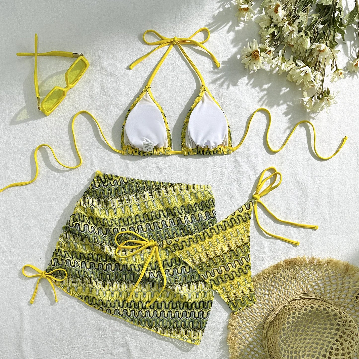 Sexy Bikinis 2026 Female Swimsuits Women's Three-Piece Swimwear Beach Swim Wear Bathing Suits Brazilian Bikini Set Pool Bather Beauty World Shop