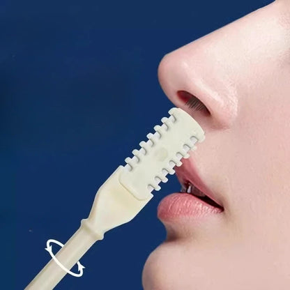 Nose Hair Trimmers 360 Degree Nose Hair Trimmers Double Head Rotating Washable Safe Formula Portable Hair Removal Accessoris 1pc Beauty World Shop