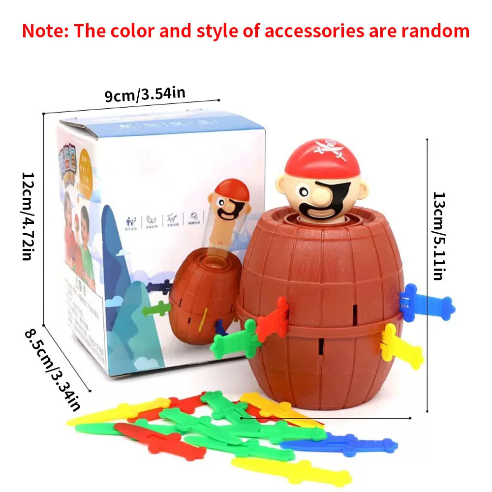 Pirate Bucket - Mr. Sword Bucket - Interactive Board Game, Mock and Trick Game - Trick Pirate Bucket, New and Unique Trick Game Beauty World Shop
