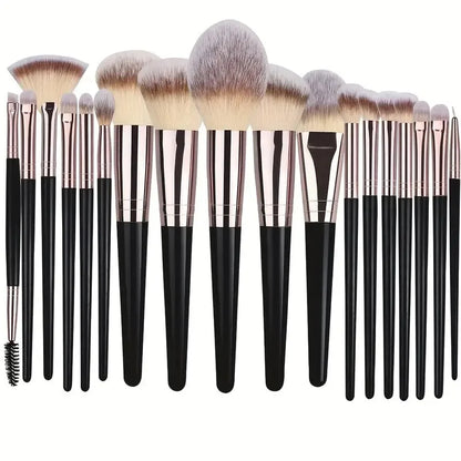 Professional 3-20PCS Makeup Brushes Set Eyeshadow Foundation Concealer Blending Blush Brush Kabuki Soft Fluffy Women Beauty Tool Beauty World Shop