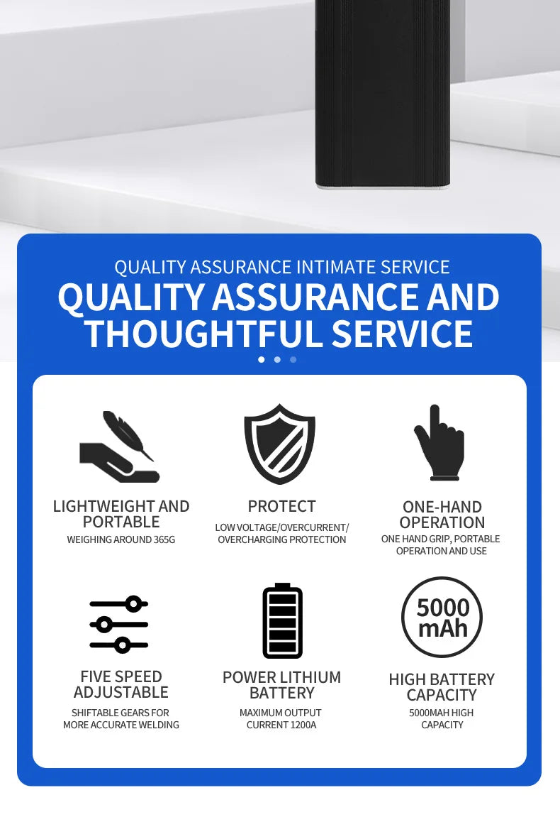 Handheld Battery Spot Welding Machine Portable 18650 Lithium Battery Nickel Sheet Nickel Strip Welding Aluminum Welding Head Beauty World Shop
