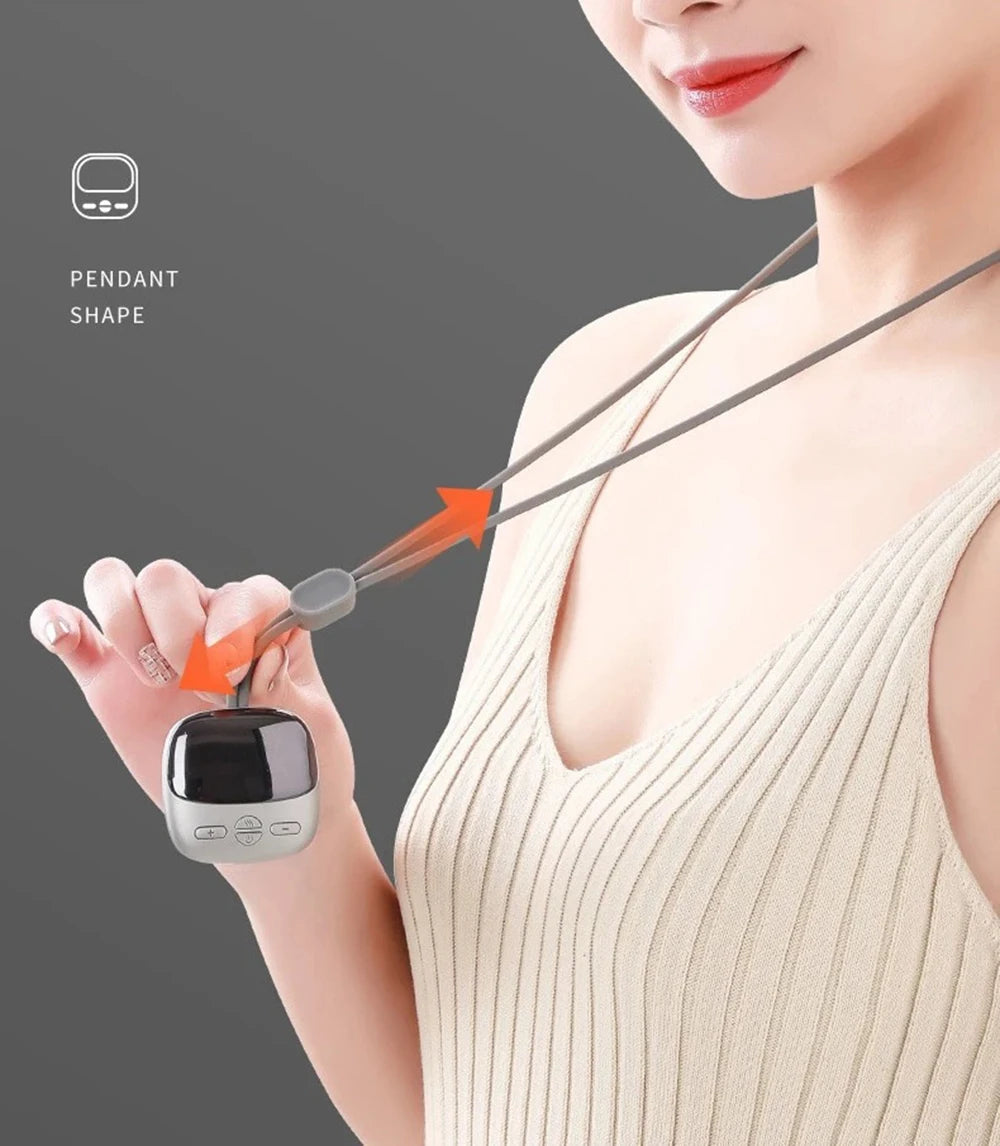 NEW Mini Smart Hanging Neck Shoulder Cervical Spine Massager Mini Portable Hot Compress Neck Artifact Dredging Neck Protector Beauty World Shop