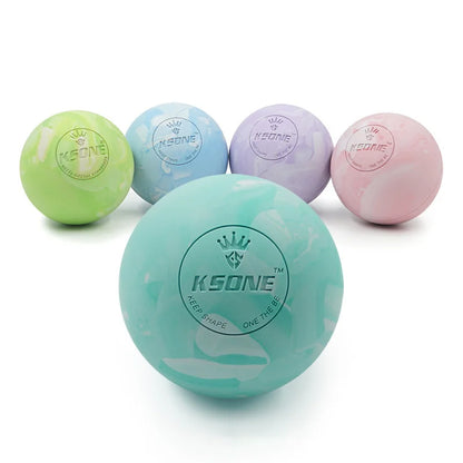 One Piece Yoga Massage Ball Fascia Ball Solid Rubber Ball Mixed Color Muscle Relaxation Ball For Muscle Recovery Beauty World Shop