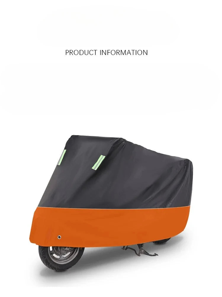 Bike Cover for Motorcycle Waterproof Outdoor All Season with Night Reflective Lock Holes Sun protection Scooter Bicycle Cover Beauty World Shop