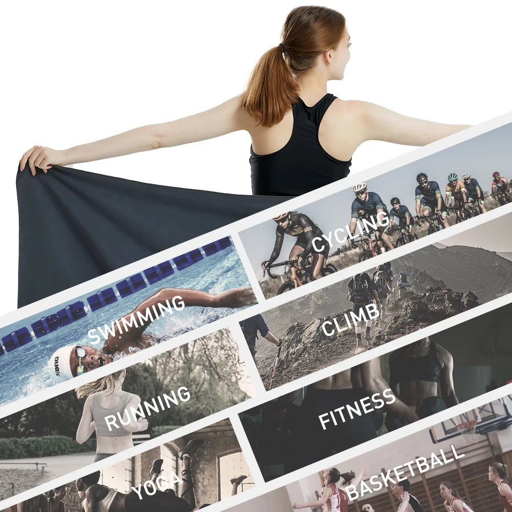 Microfiber Towel Quick Dry Towel Travel Towel Sports Towel Beach Towel Sandproof Soft Light Towel For Swim, Yoga, Gym Beauty World Shop