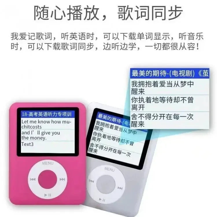 kawaii hello kitty Student MP3 Cartoon anime Portable mini music Walkman sports companion Sound can be played externally new Beauty World Shop