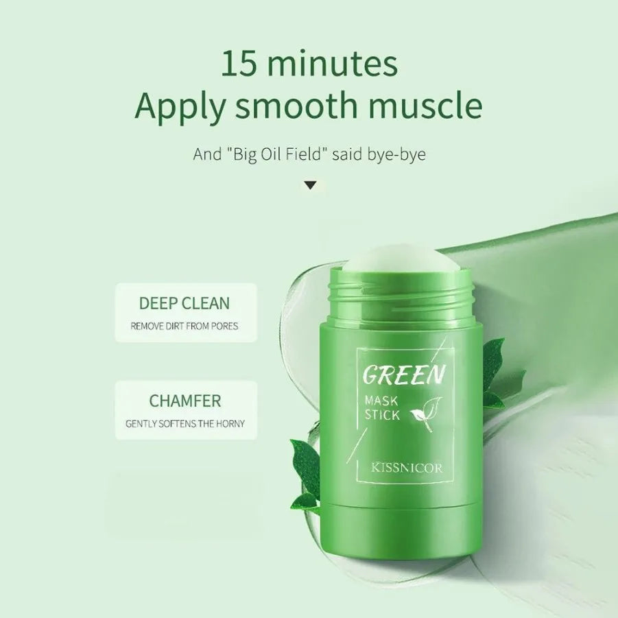 Green Tea Mask Face Clean Green Tea Cleansing Deep Moisturizing Shrink Pores Blackhead Acne Facial Korean Skin Care Beauty World Shop