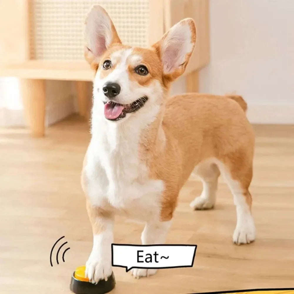 8PCS Dog Communication Buttons Voice Recording Button for Pet Training Buzzer 30 Second Record Playback Funny Gift for Talking Beauty World Shop