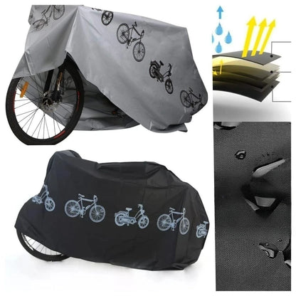 Bicycle Cover Bike Rain Cover PEVA 100x200cm Dust Cover Sun Protection Sunshade MTB Mountain Bike Motorcycle All Seasons Beauty World Shop