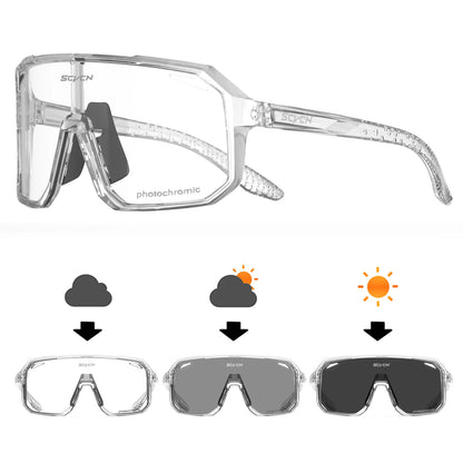 Cycling Glasses Photochromic Sunglasses Men Women Mountain Bike Road Eyewear New Bicycle Riding Outdoor Sports Hiking Goggles Beauty World Shop