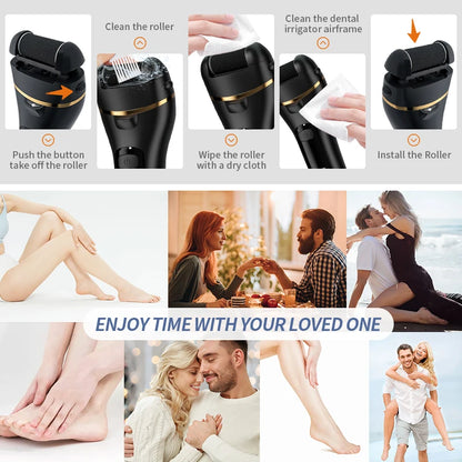 Rechargeable Electric Foot Grinder - USB Powered Callus Remover with Adjustable Speeds, for Men & Women's Pedicure and Self-Care Beauty World Shop